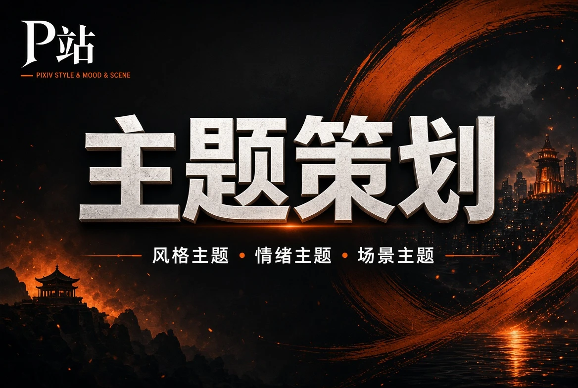 P站主题策划视觉